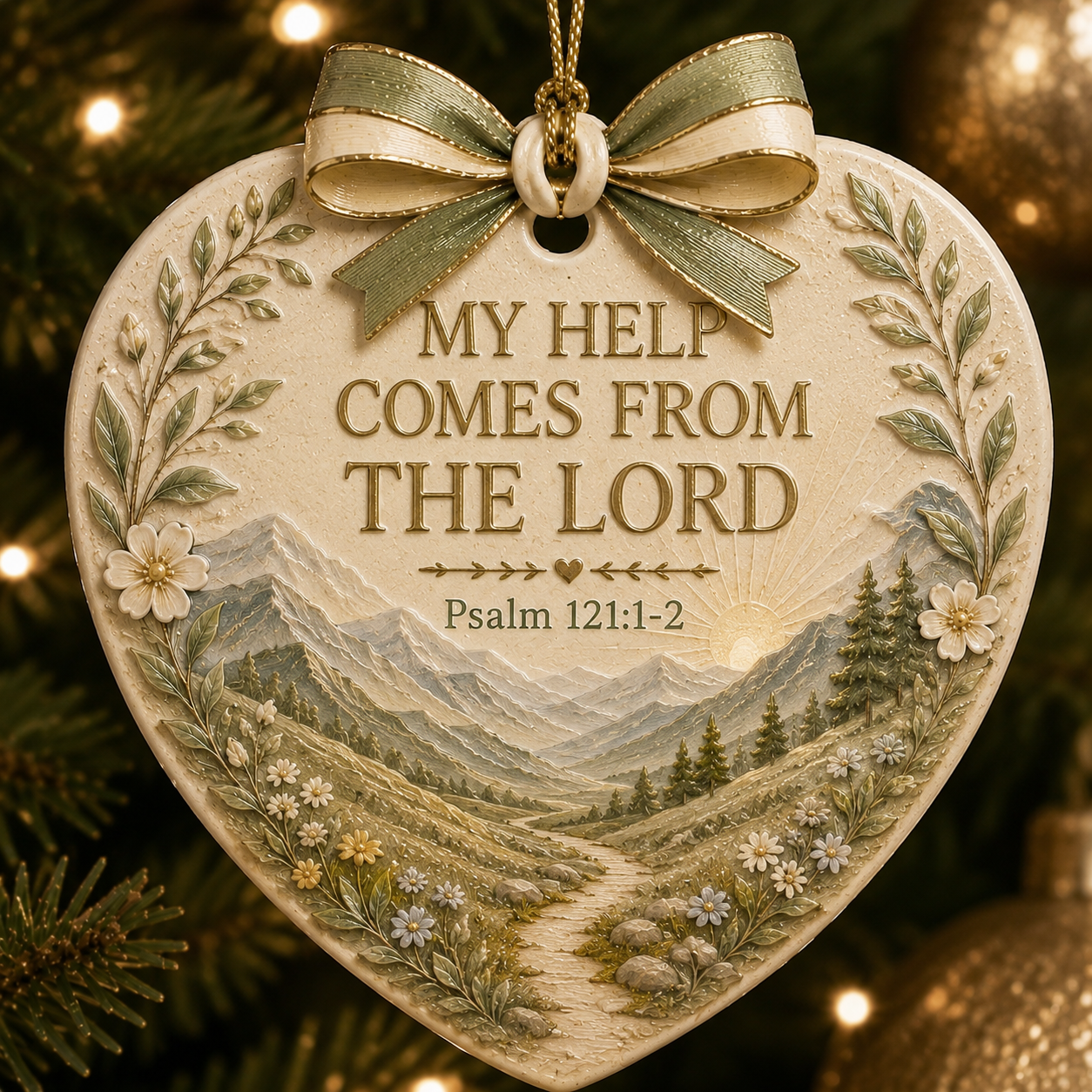 ✝️ Christian Faith x Christmas Ornament