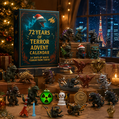 🦖Godzilla Kaiju Advent Calendar, 24-Day Christmas Countdown Calendar