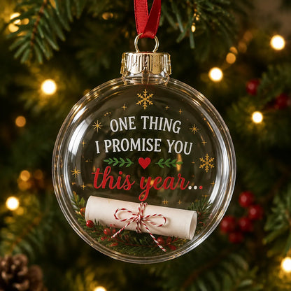🎁❤️Personalized Message Christmas Ornament – A Little Note From the Heart✍️🎄 - image 1
