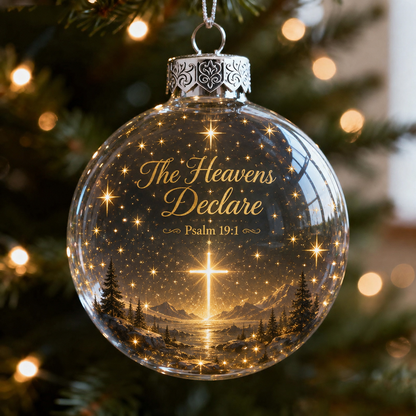 🙏 Psalms Scripture Christmas Ornament – A Beautiful Reminder of Faith 🎄✨ - image 5