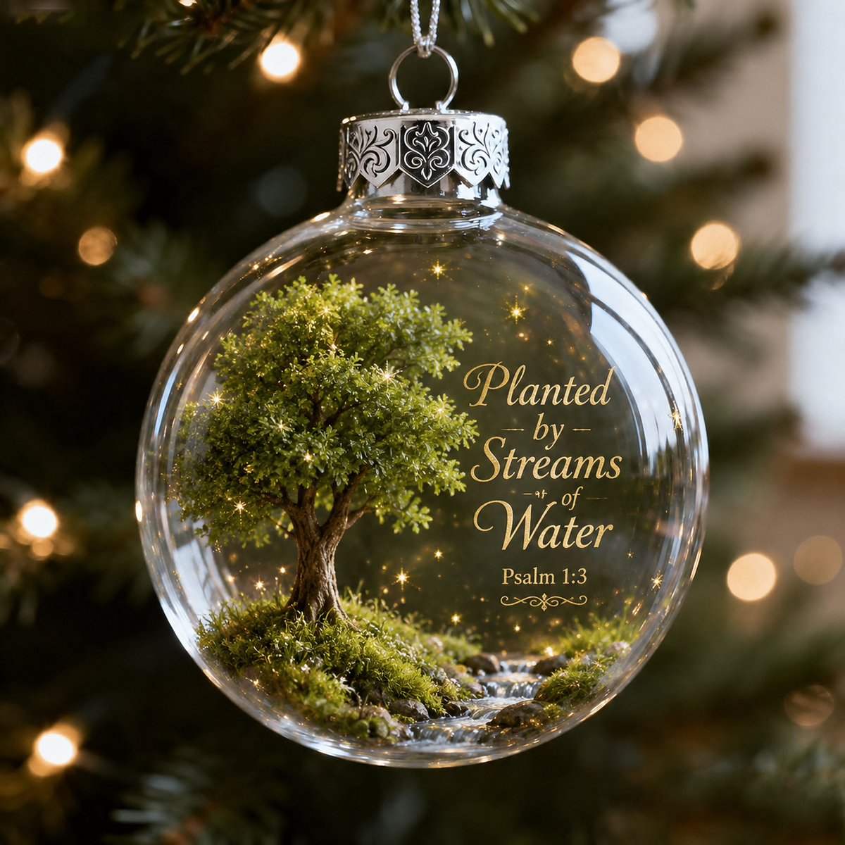🙏 Psalms Scripture Christmas Ornament – A Beautiful Reminder of Faith 🎄✨ - image 6