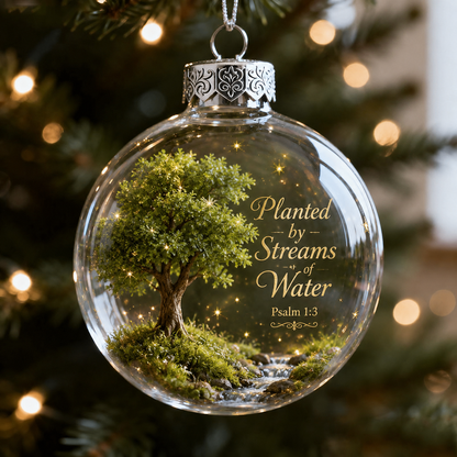 🙏 Psalms Scripture Christmas Ornament – A Beautiful Reminder of Faith 🎄✨ - image 6