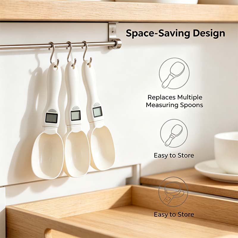 High Precision Digital Measuring Spoon Scale - 800g-0.1g LCD Kitchenware Scoop Utensils ⚖️ - image 4