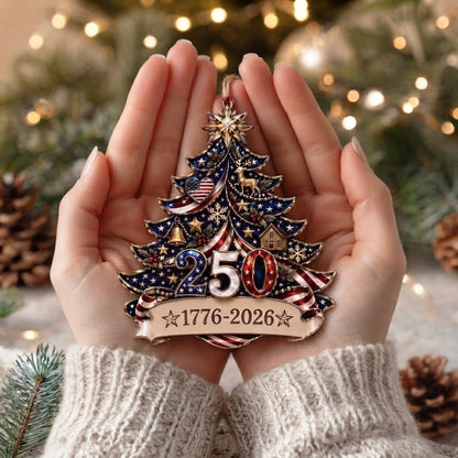 🇺🇸 America 250th Anniversary Christmas Ornament