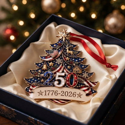 🇺🇸 America 250th Anniversary Christmas Ornament