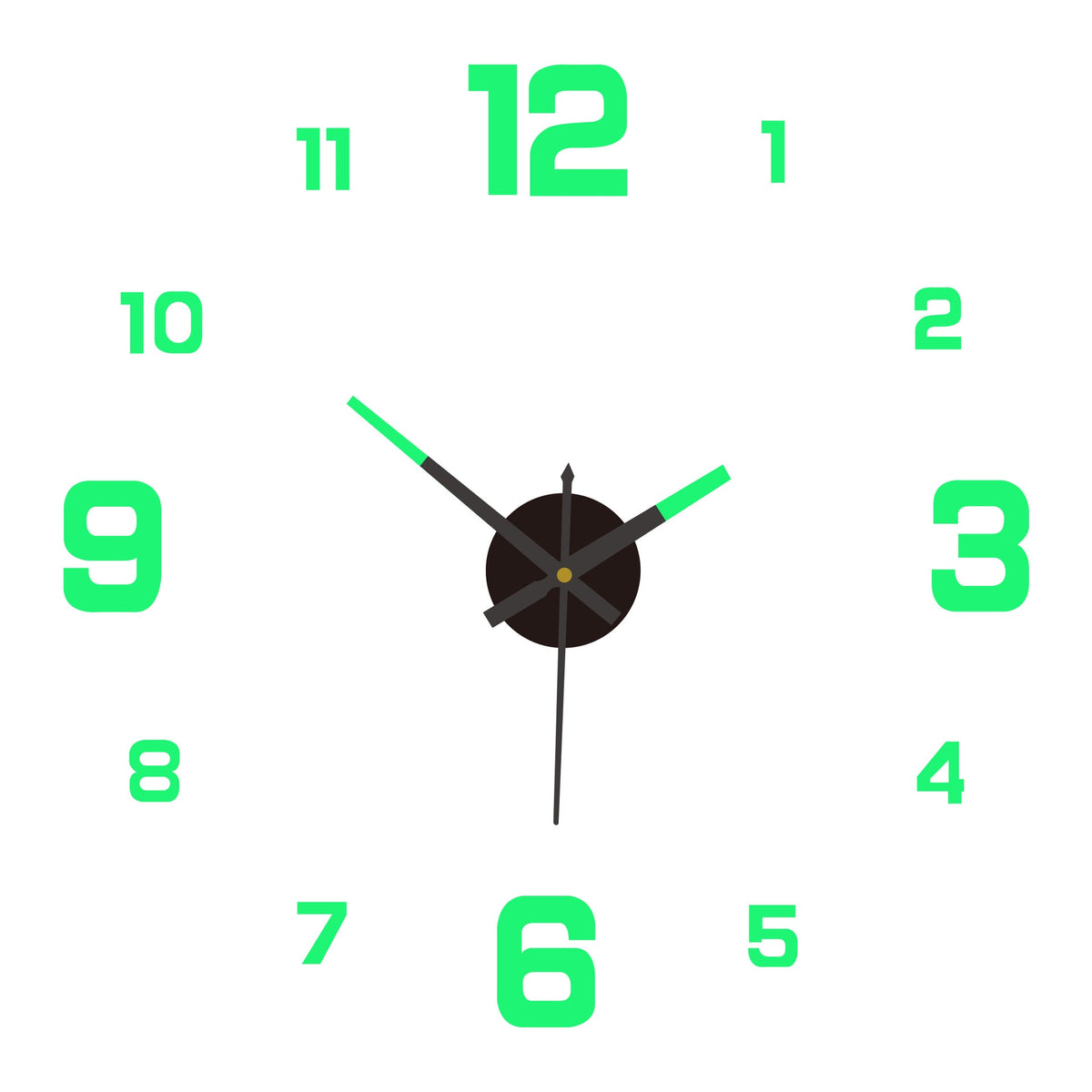 🥳2026 HOT SALE🥳⏰3D DIY Luminous Acrylic Wall Clock Set - image 19