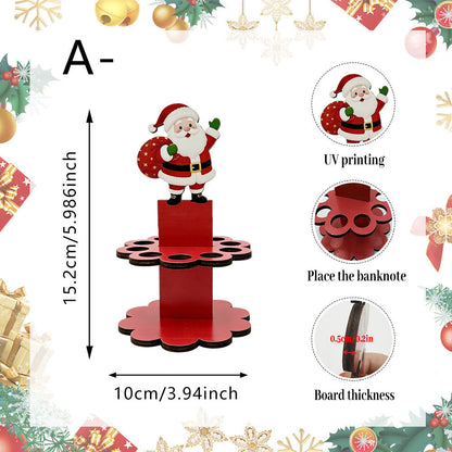 Christmas Tabletop Wooden Money Holder 🎁 - image 6