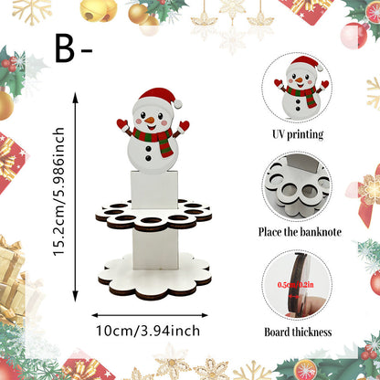 Christmas Tabletop Wooden Money Holder 🎁 - image 7