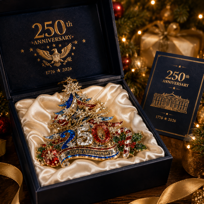 🔥Last 30pcs✨⏰ Limited anniversary edition✨49% OFF!🔥250th Anniversary Crystal Christmas Tree