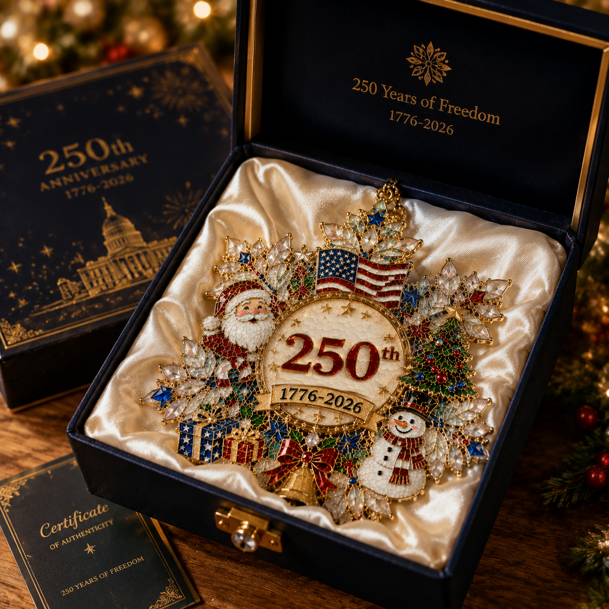 ❤️🔥Snowflake Christmas tree ornament
