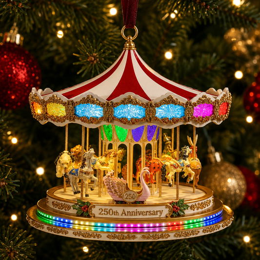 ✨250th Anniversary Carousel Christmas Tree Ornament