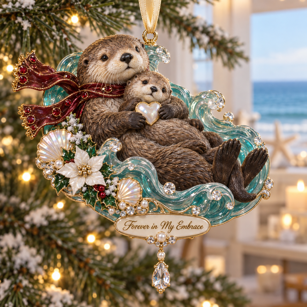 "Ocean Treasures" – Marine Life Christmas Commemorative Ornament - image 10