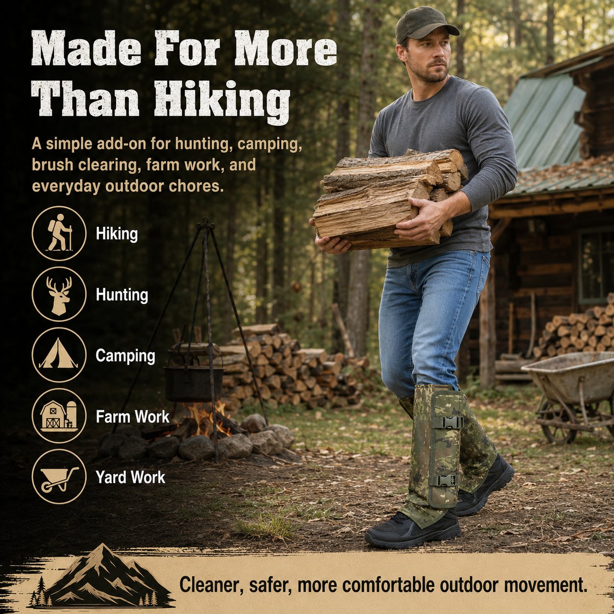 🌿 Snake-Resistant Outdoor Leg Gaiters - image 7
