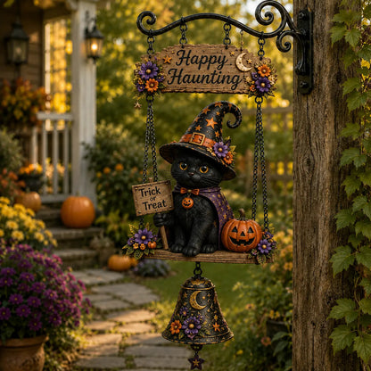 ⏰LIMITED TIME 49% OFF!🔥🔔Halloween Hanging Welcome Sign With Bell