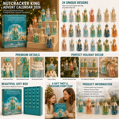 🔥Last 30pcs✨⏰ Limited anniversary edition✨49% OFF!🔥2026 Nutcracker Christmas Advent Calendar
