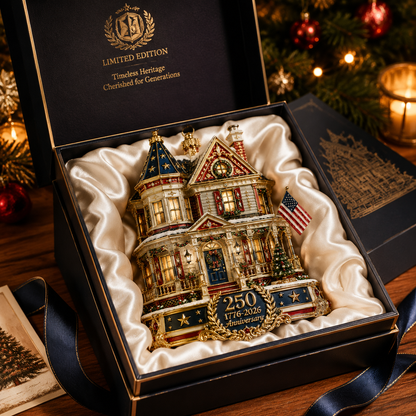 🔥Last 30pcs✨⏰ Limited anniversary edition✨49% OFF!🔥250th Anniversary Heritage Estate Christmas Ornament
