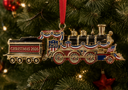 🔥Last 30pcs✨⏰ Limited anniversary edition✨49% OFF!🔥250th Anniversary Edition Christmas Train Ornament