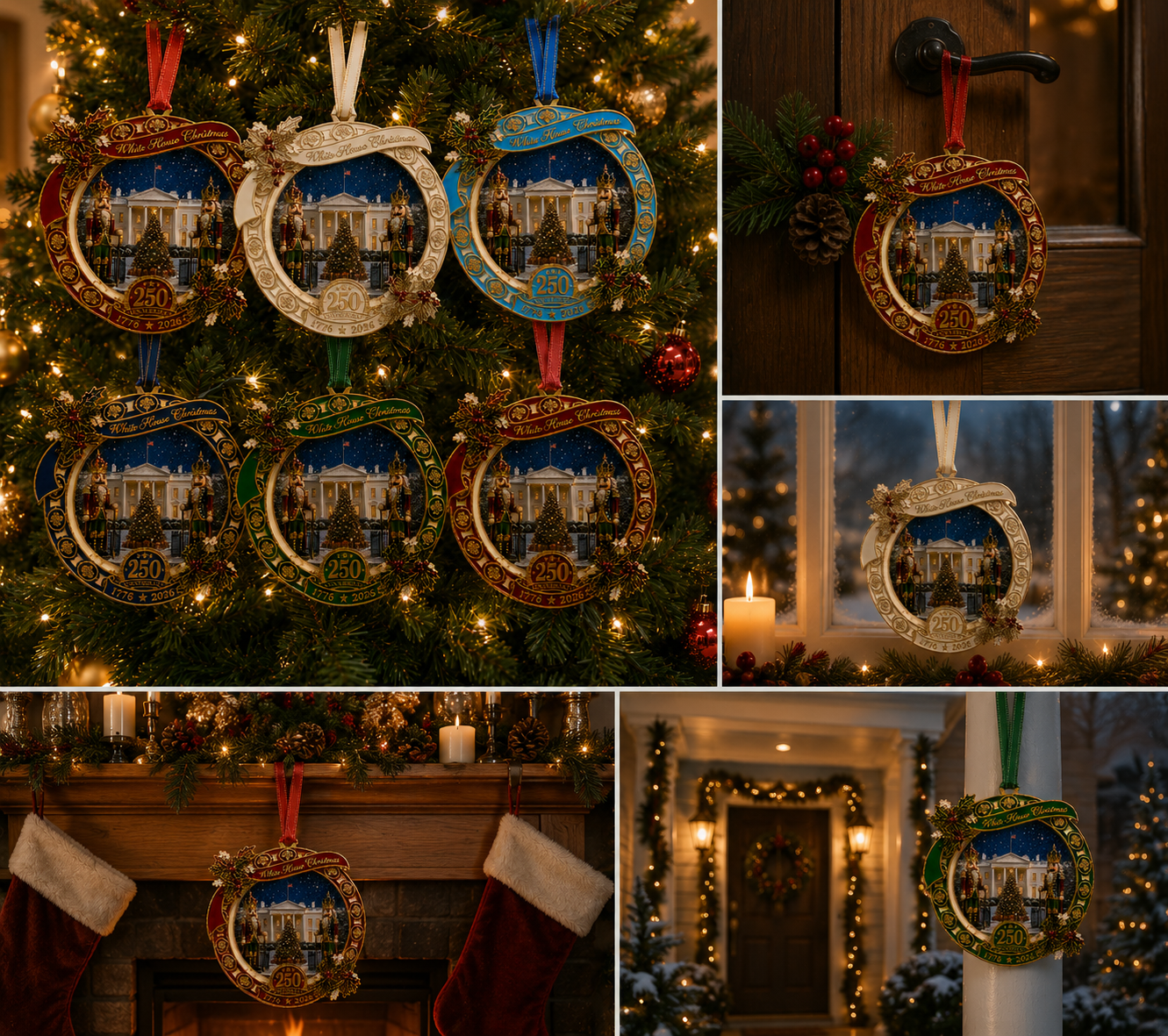 🔥Last 30pcs✨⏰ Limited anniversary edition✨49% OFF!🔥"The Nutcracker" 250th Anniversary Ornament—Guarding the White House
