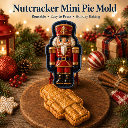 ⏳ Last Day 50% OFF – 🎄 9-Design Christmas Mini Pie Mold Collection | Reusable Embossed Molds for Shaping Detailed Santa, Snowman, Reindeer, Tree & Holiday Pies 🥧✨