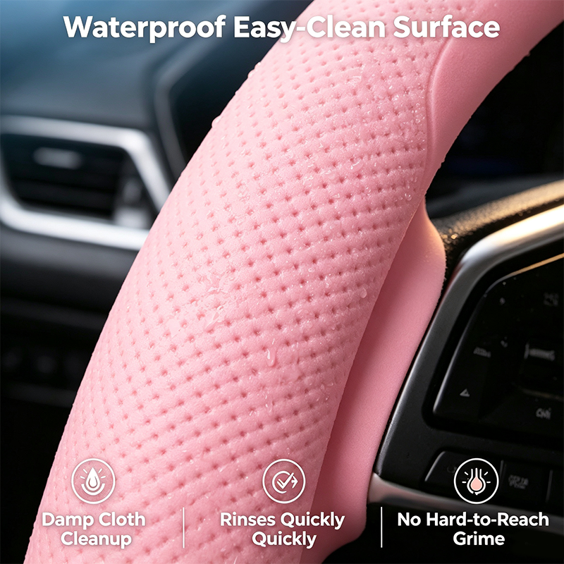 Universal Silicone Steering Wheel Cover, Non-Slip Soft Grip All Season Car 🚗 - image 11