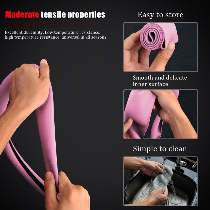 Universal Silicone Steering Wheel Cover, Non-Slip Soft Grip All Season Car 🚗 - image 7