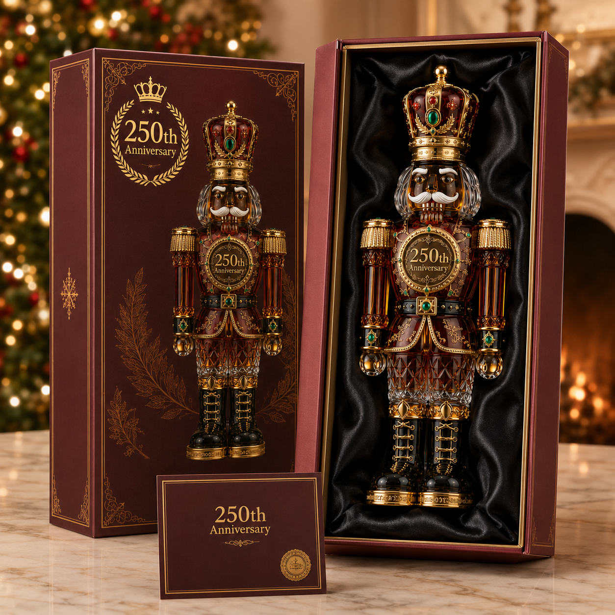 🔥Last 30pcs✨⏰ Limited anniversary edition✨49% OFF!🔥250th Anniversary  Nutcracker wine bottle