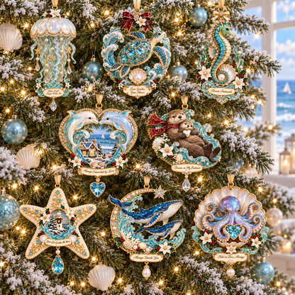 "Ocean Treasures" – Marine Life Christmas Commemorative Ornament - image 11