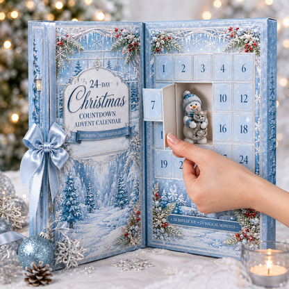 ✨24-Day Christmas Countdown Advent Calendar – Snowman Christmas Series