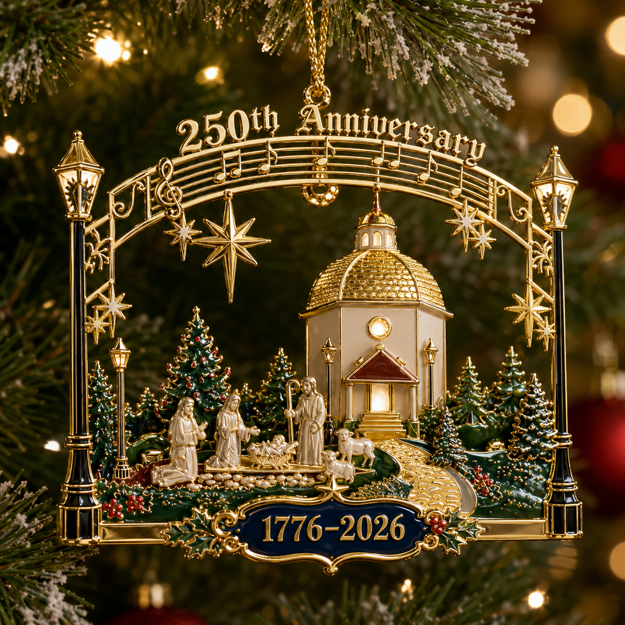 ✨250th Anniversary Nativity Scene Ornament