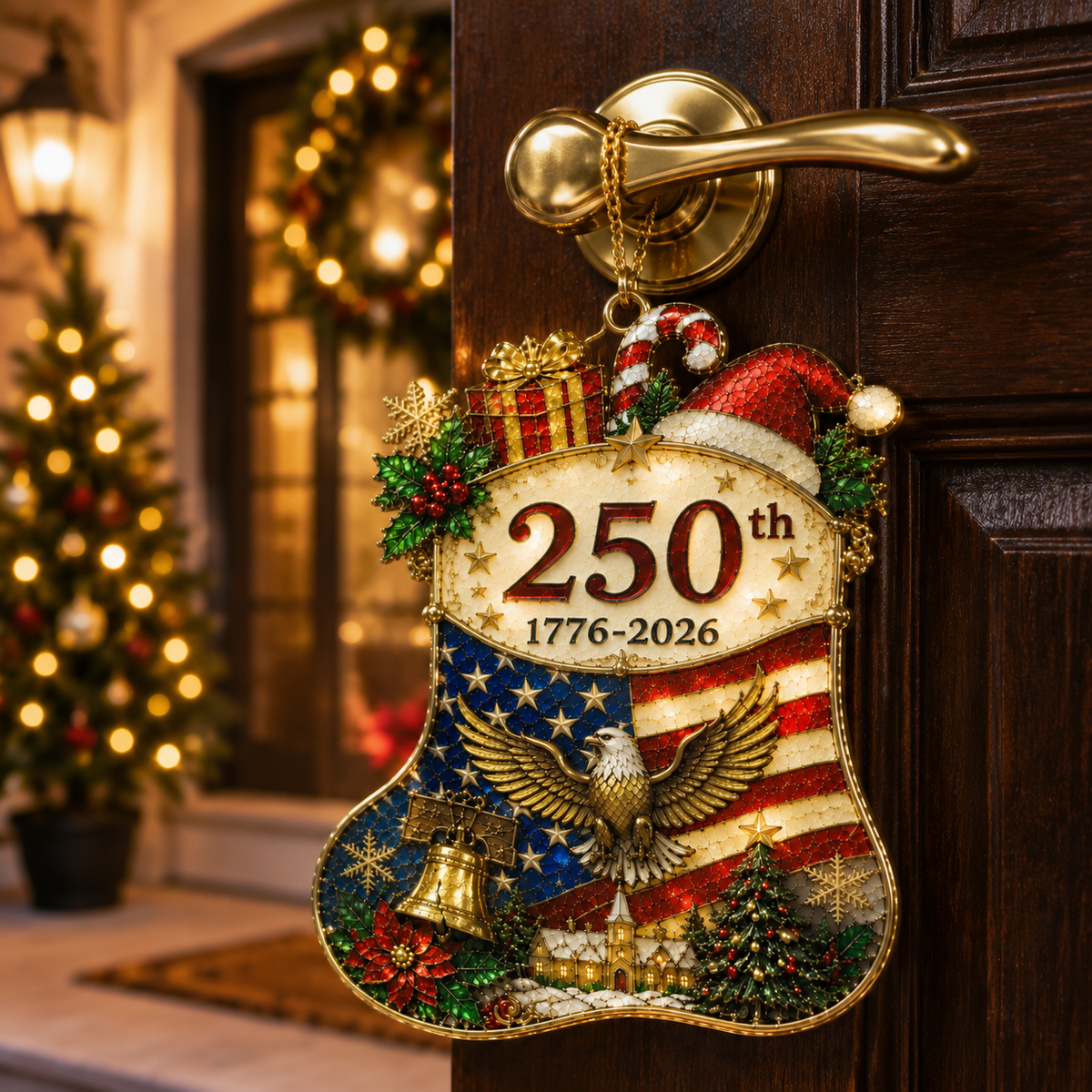 ✨ Limited anniversary edition✨⏰49% OFF!🔥High-quality hand-painted Christmas stocking ornament