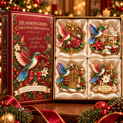 Hummingbird Christmas Ornament  –  Festive Bird Keepsake Collection, Elegant Holiday Gift for Mom, Grandma & Hummingbird Lovers - image 12