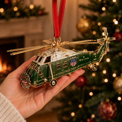 🔥Last 30pcs✨⏰ Limited anniversary edition✨49% OFF!🔥250th Anniversary Edition Helicopter Ornament