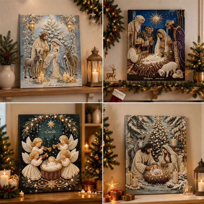🎉🎄 Limited Edition!🔥🌟 Nativity Scene Diamond Painting Kit - image 6
