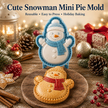 ⏳ Last Day 50% OFF – 🎄 9-Design Christmas Mini Pie Mold Collection | Reusable Embossed Molds for Shaping Detailed Santa, Snowman, Reindeer, Tree & Holiday Pies 🥧✨