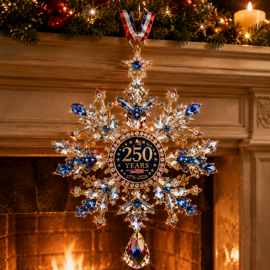 ✨ Limited anniversary edition✨⏰49% OFF!🔥High-quality crystal snowflake ornaments