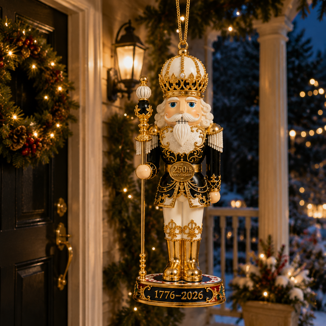 🔥Last 30pcs✨⏰ Limited anniversary edition✨49% OFF!🔥2026 America 250th Anniversary Imperial Nutcracker King Ornament