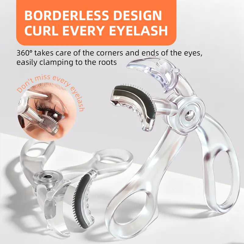 Lash Genius Wide-Angle Curler with Comb, Replaceable Silicone Pad✨