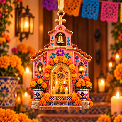 2026 Día de Muertos Village Ornaments – Miniature Market & Marigold Keepsake Collection - image 10