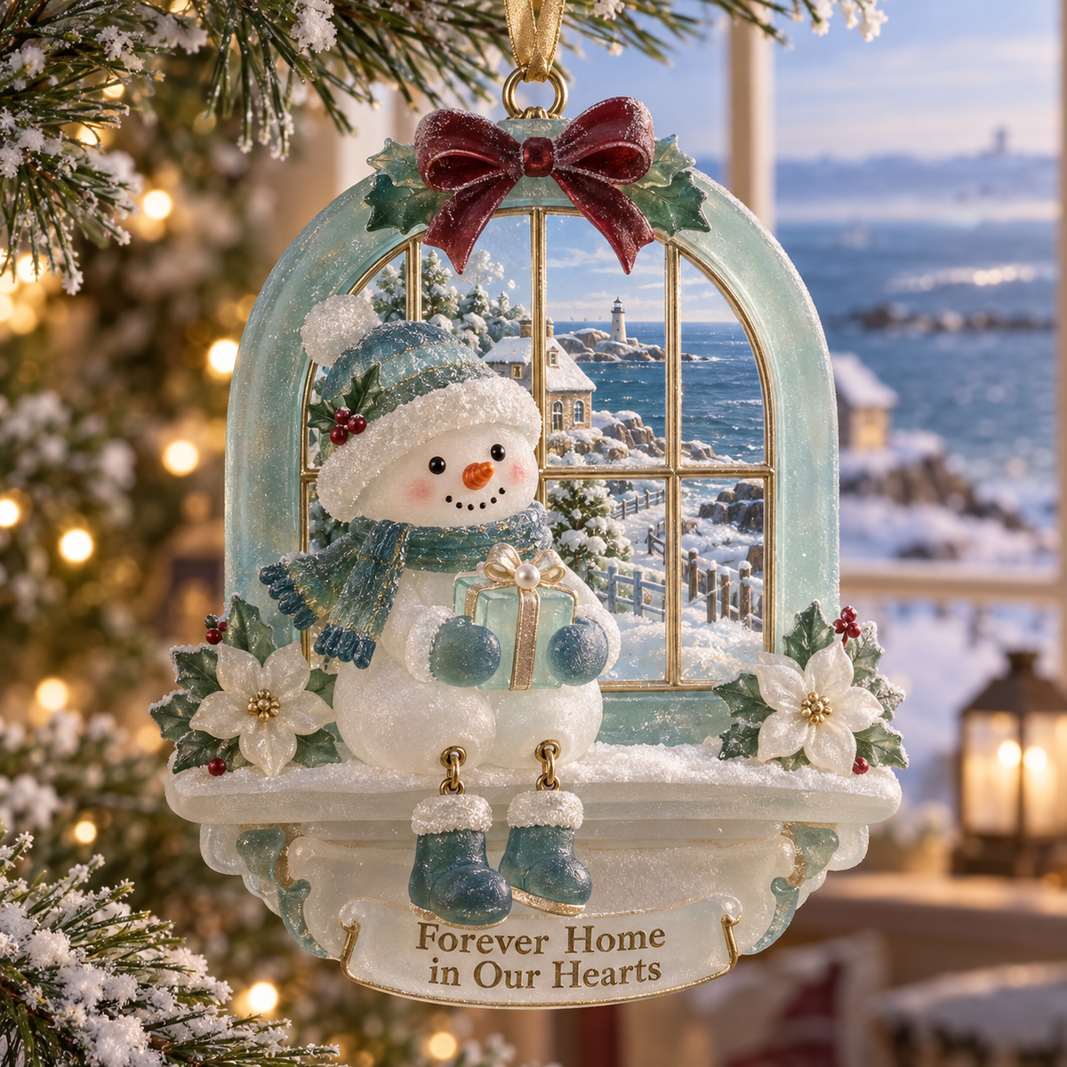 Coastal Snowmen Christmas Decor |  Lasting Love - image 2
