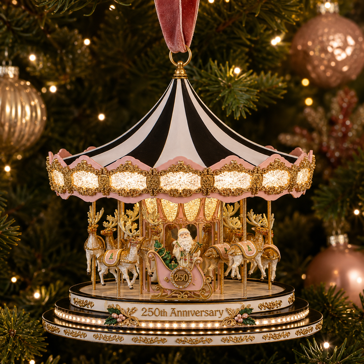 ✨250th Anniversary Carousel Christmas Tree Ornament