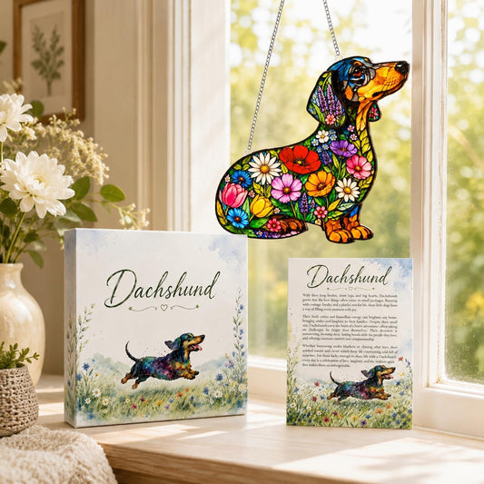 Dachshund Christmas Ornament with Story Card – A Sweet Keepsake for Doxie Lovers - image 1