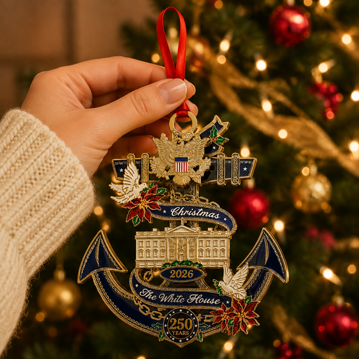 🔥Last 30pcs✨⏰ Limited anniversary edition✨49% OFF!🔥250th Anniversary Christmas Tree Ornament
