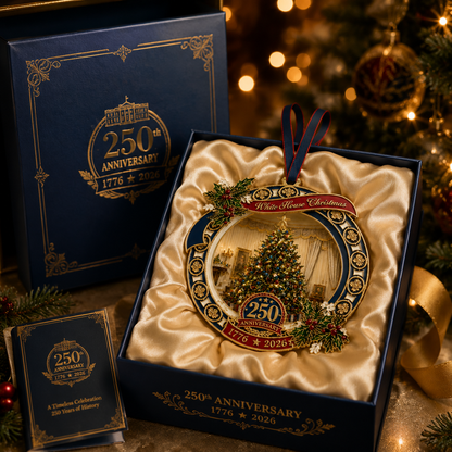🔥Last 30pcs✨⏰ Limited anniversary edition✨49% OFF!🔥250th Anniversary View of the Christmas tree in the White House bedroom
