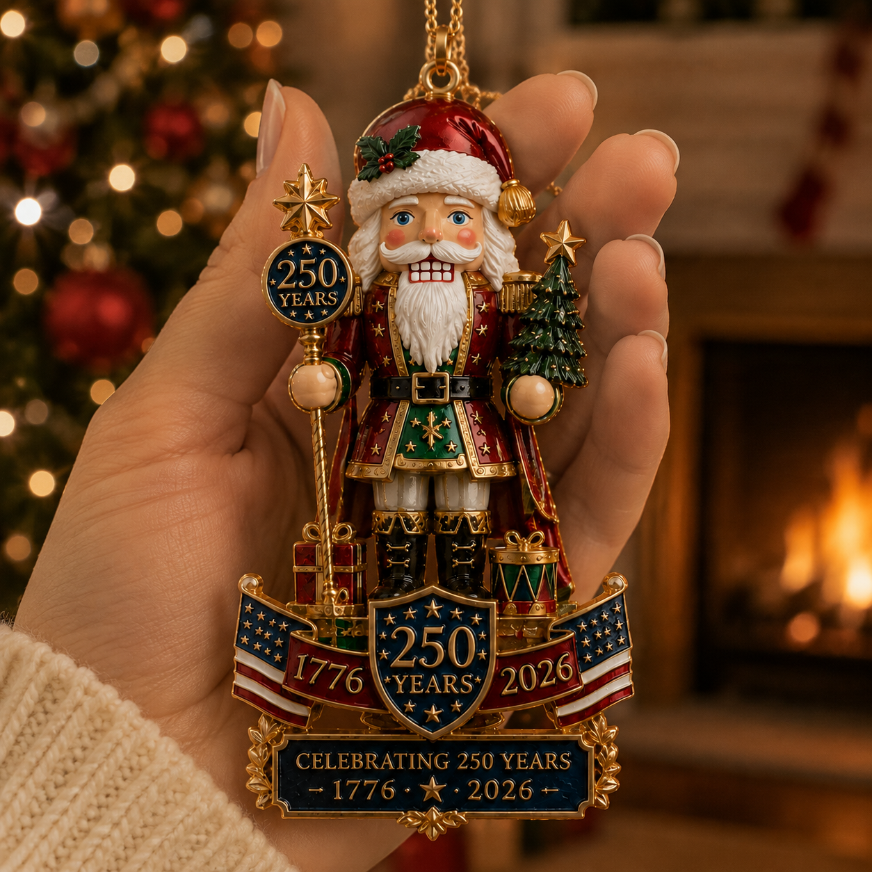 🔥Last 30pcs✨⏰ Limited anniversary edition✨49% OFF!🔥Nutcracker-themed Christmas tree ornament