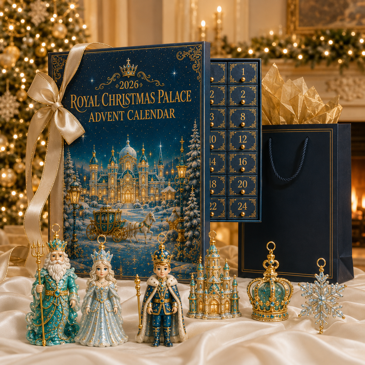 🔥Last 30pcs✨⏰ Limited anniversary edition✨49% OFF!🔥2026 Royal Christmas Palace Luxury Countdown Gift Set