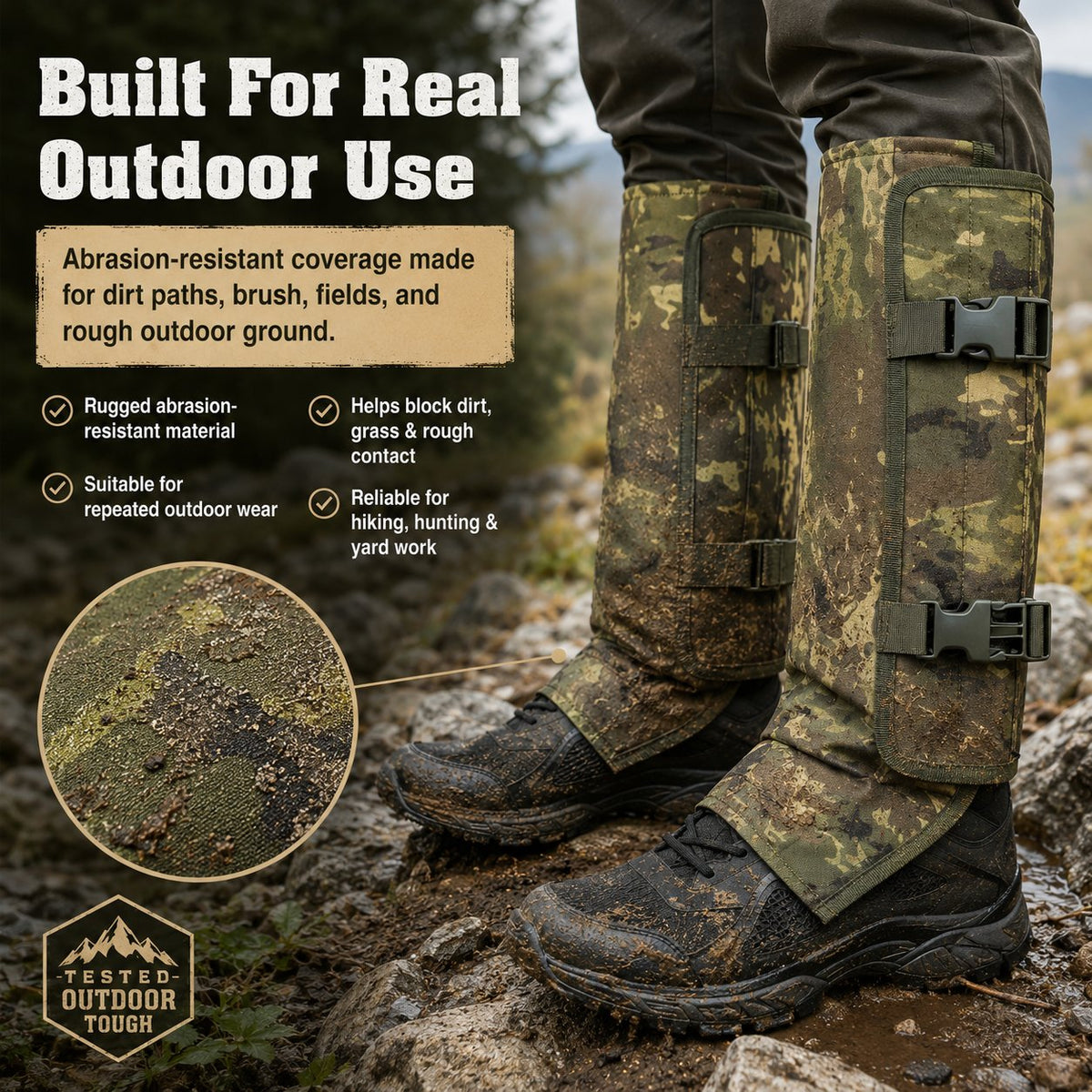 🌿 Snake-Resistant Outdoor Leg Gaiters - image 6