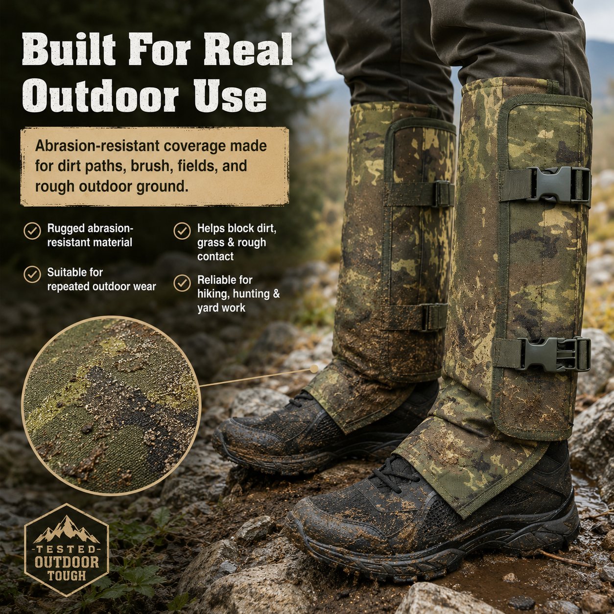 🌿 Snake-Resistant Outdoor Leg Gaiters - image 6