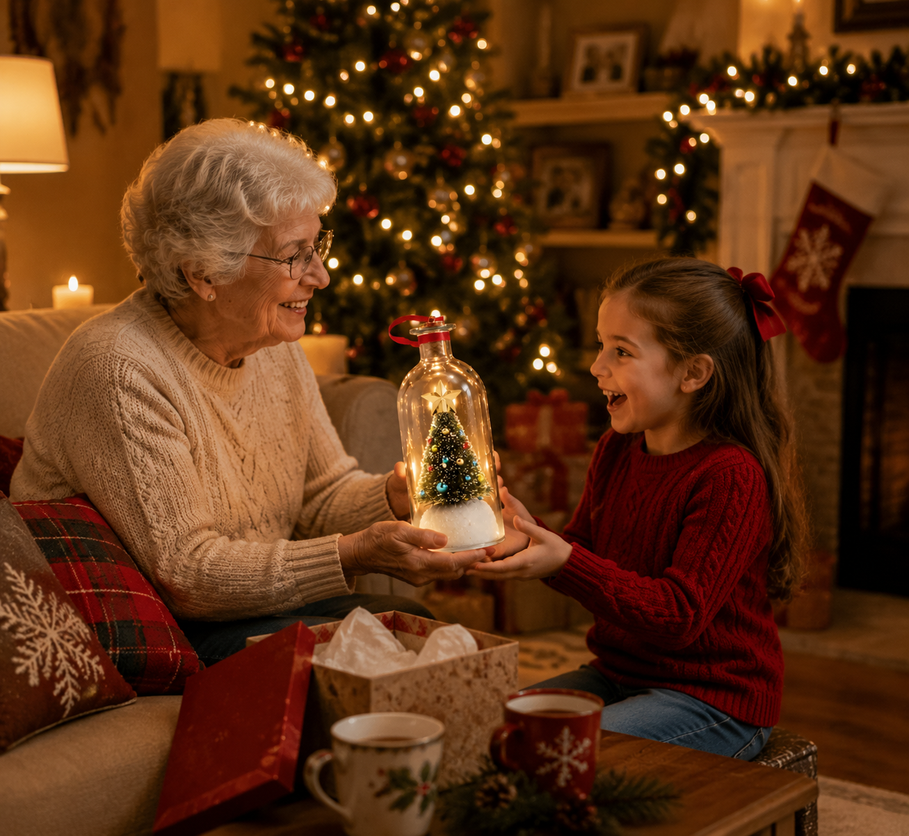 ⏰LIMITED TIME 49% OFF!🔥Recordable Christmas Tree Message In A Bottle