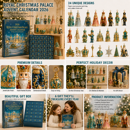 🔥Last 30pcs✨⏰ Limited anniversary edition✨49% OFF!🔥2026 Royal Christmas Palace Luxury Countdown Gift Set