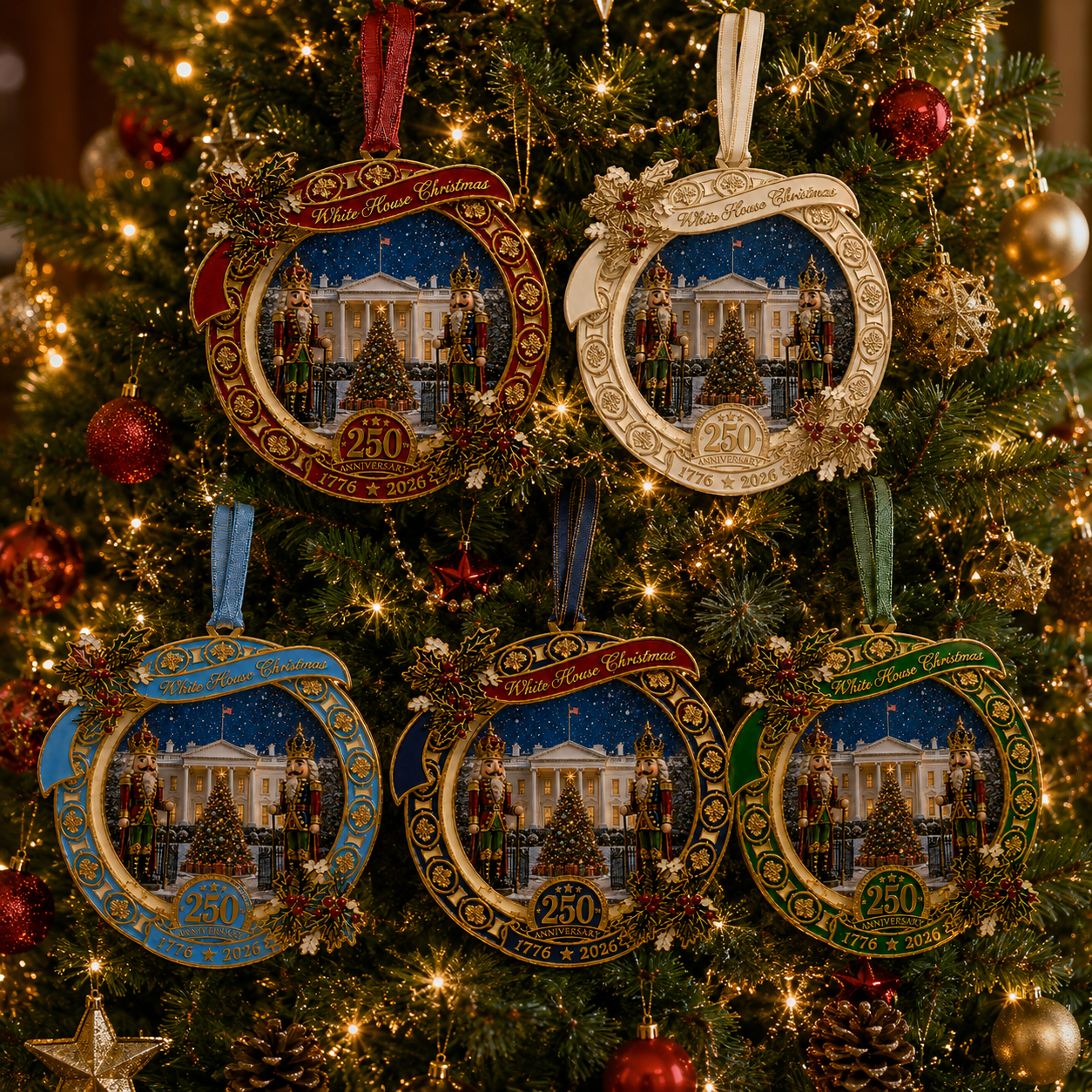 🔥Last 30pcs✨⏰ Limited anniversary edition✨49% OFF!🔥"The Nutcracker" 250th Anniversary Ornament—Guarding the White House